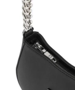 Prism Schultertasche Lederimitat schwarz