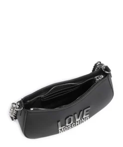 Prism Schultertasche Lederimitat schwarz