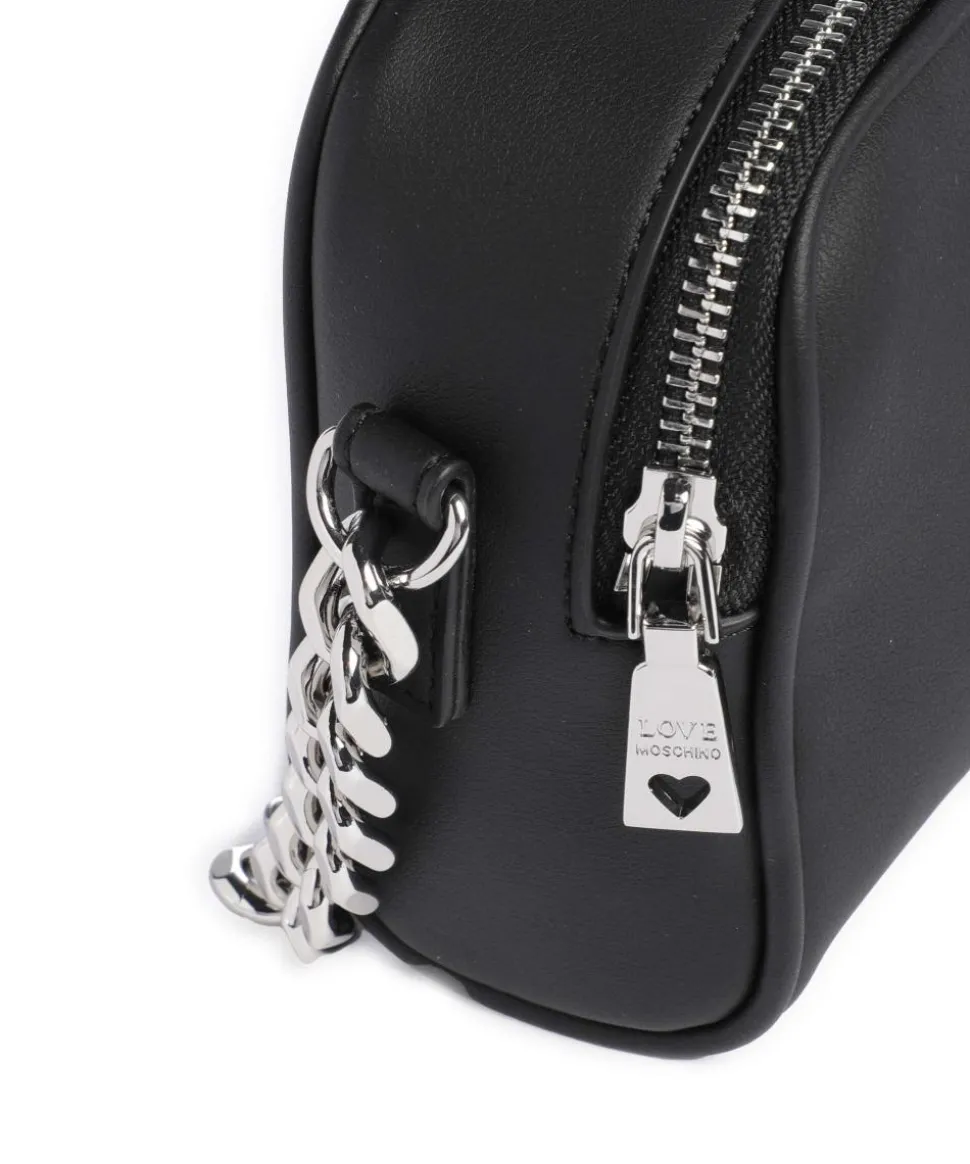 Prism Umhängetasche Lederimitat schwarz