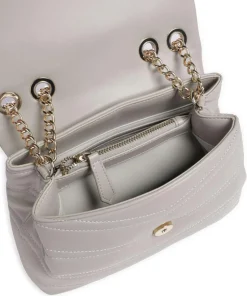 Privilege Schultertasche Lederimitat hellgrau