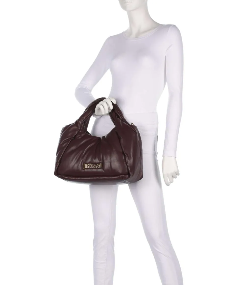 Puffy Foulard Handtasche Lederimitat wein