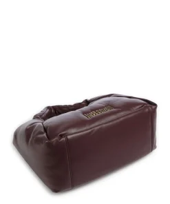 Puffy Foulard Handtasche Lederimitat wein