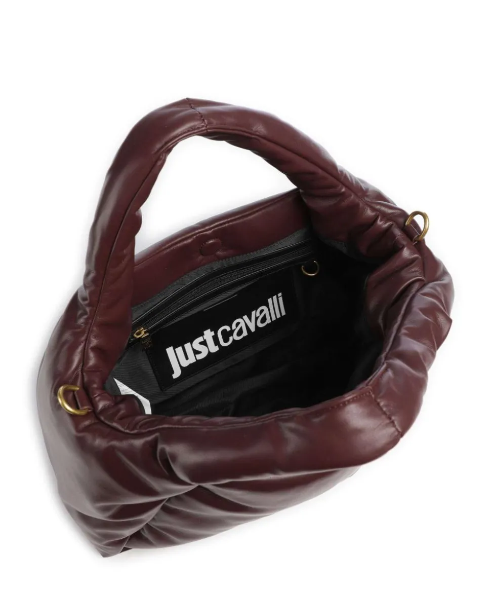 Puffy Foulard Handtasche Lederimitat wein