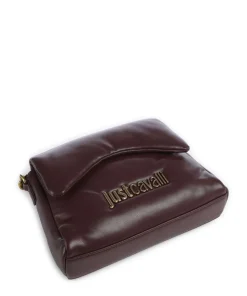 Puffy Foulard Schultertasche Lederimitat wein