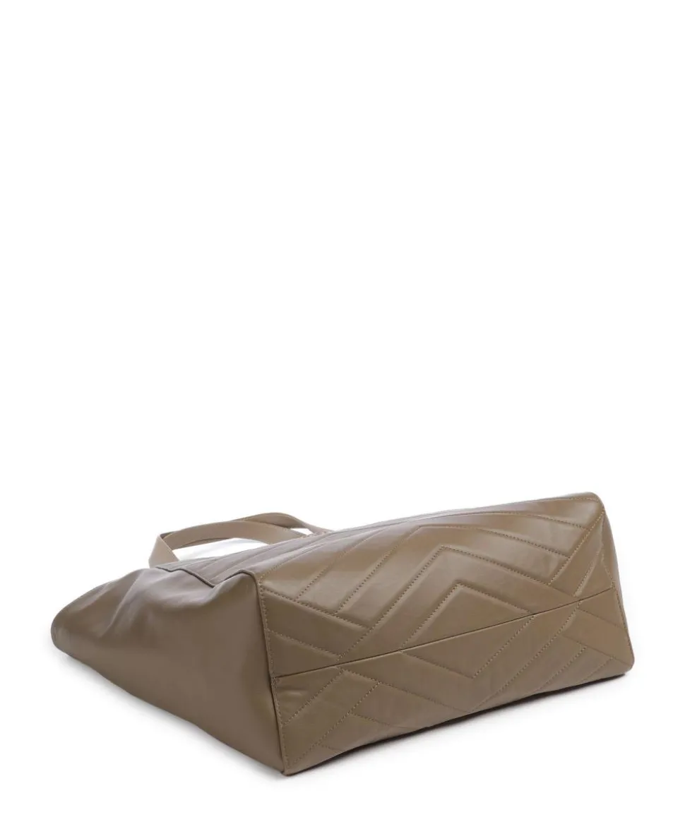 Puzzle Shopper fein genarbtes Rindsleder olivgrün