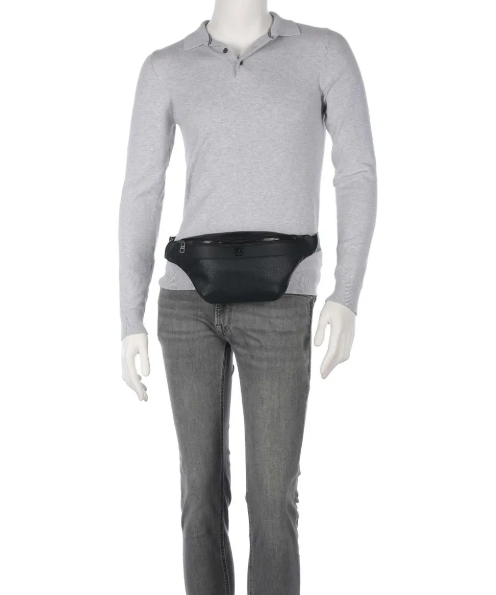 Quantic Gürteltasche Lederimitat schwarz