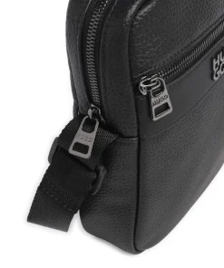 Quantic Umhängetasche Lederimitat schwarz