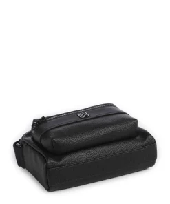 Quantic Umhängetasche Lederimitat schwarz
