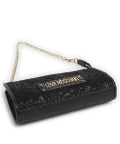 Quilted Lace Schultertasche Lederimitat, Polyester schwarz