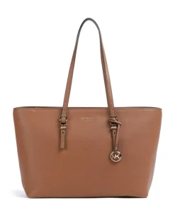 Quinn Large Shopper fein genarbtes Rindsleder braun