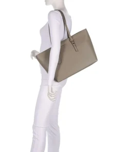 Quinn Large Shopper fein genarbtes Rindsleder taupe