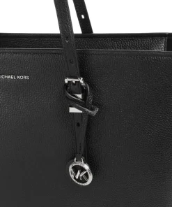 Quinn Large Shopper fein genarbtes Rindsleder schwarz