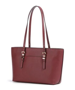 Quinn Medium Shopper fein genarbtes Rindsleder wein