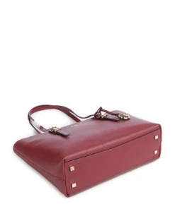 Quinn Medium Shopper fein genarbtes Rindsleder wein