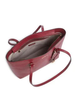 Quinn Medium Shopper fein genarbtes Rindsleder wein