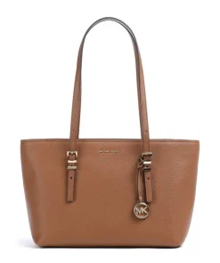 Quinn Medium Shopper fein genarbtes Rindsleder braun