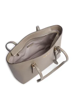 Quinn Medium Shopper fein genarbtes Rindsleder taupe