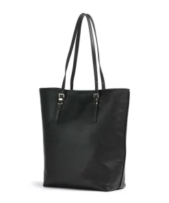 Quinn Shopper genarbtes Rindsleder schwarz