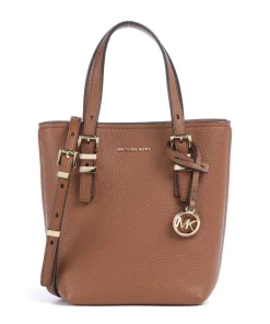 Quinn Umhängetasche genarbtes Rindsleder braun