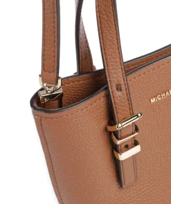 Quinn Umhängetasche genarbtes Rindsleder braun