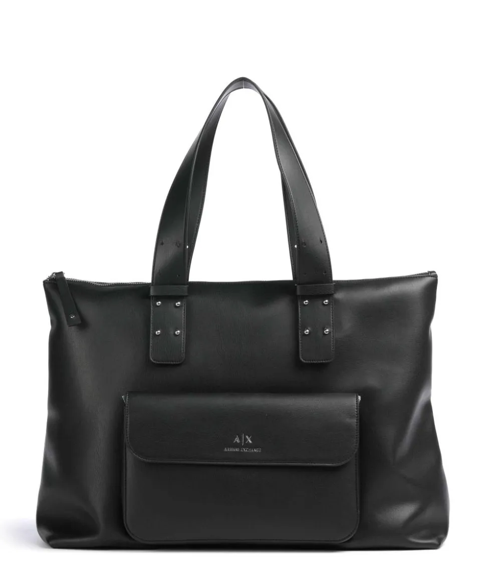 Rachel Shopper Lederimitat schwarz