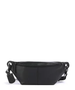 Radiant Raeven Gürteltasche genarbtes Rindsleder schwarz