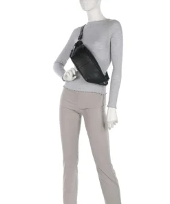 Radiant Raeven Gürteltasche genarbtes Rindsleder schwarz