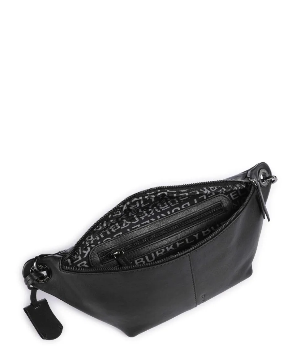 Radiant Raeven Gürteltasche genarbtes Rindsleder schwarz