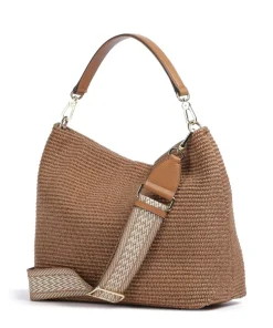 Raffia Kaia Beuteltasche Bast braun