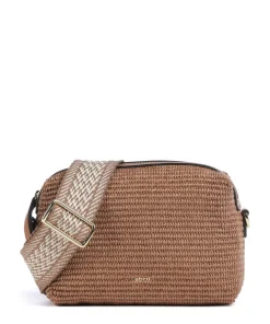 Raffia Kaia Umhängetasche Bast braun