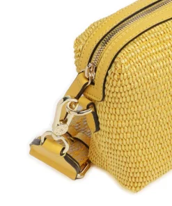 Raffia Kaia Umhängetasche Bast gelb