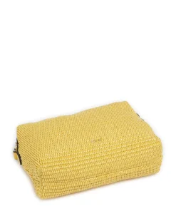 Raffia Kaia Umhängetasche Bast gelb