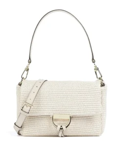 Raffia Temi Schultertasche Bast elfenbein