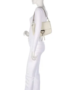 Raffia Temi Schultertasche Bast elfenbein