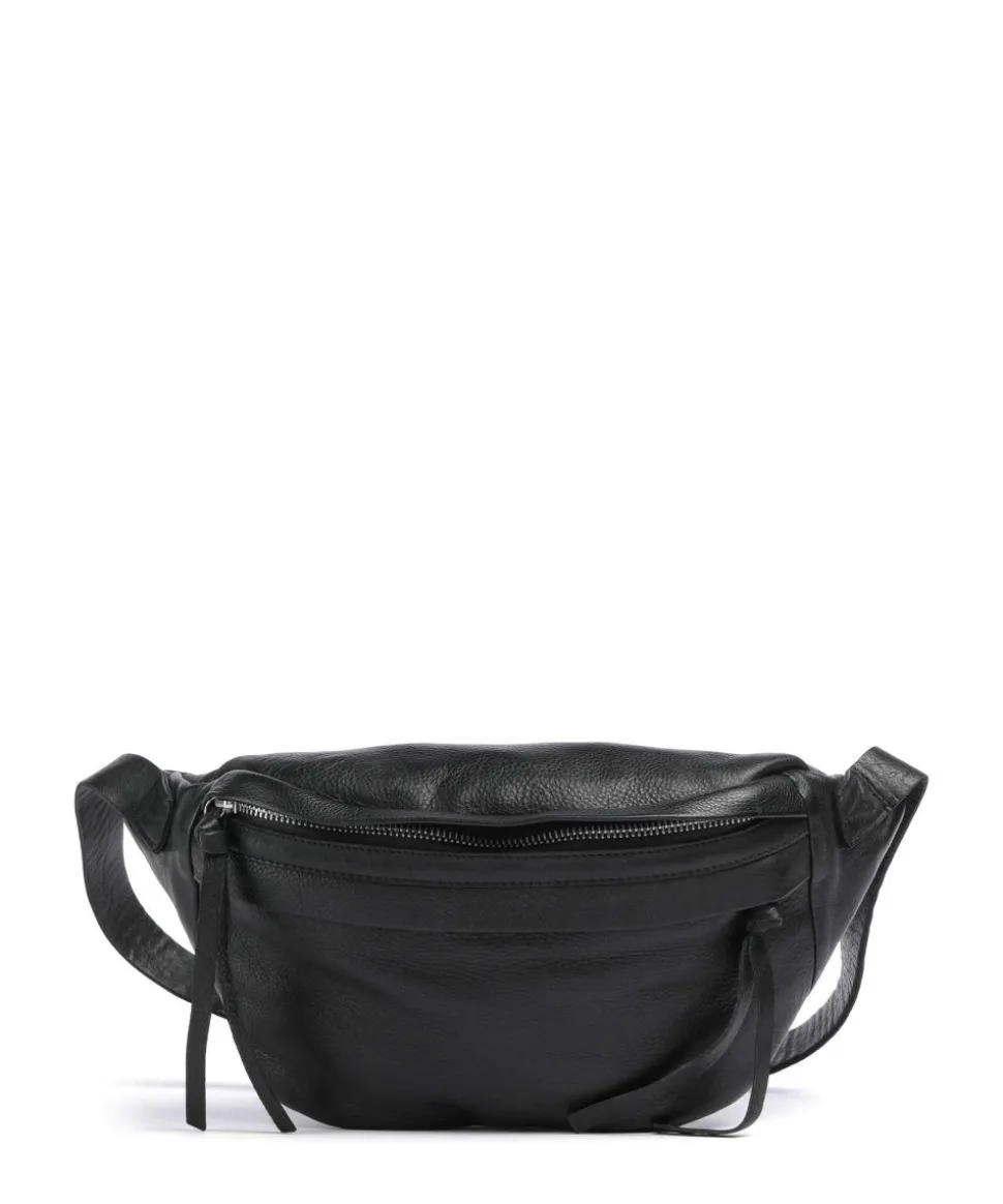 Raven Novus Gürteltasche Büffelleder schwarz