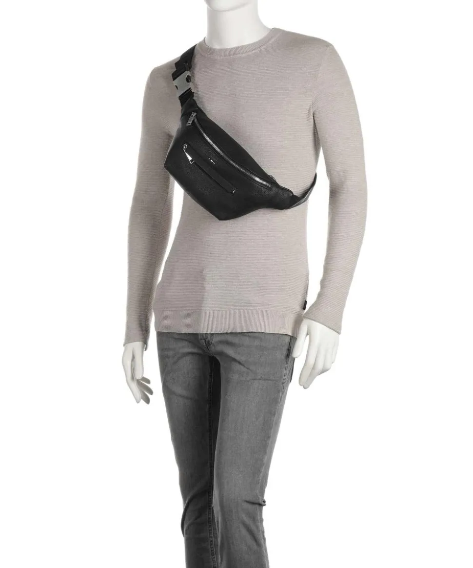 Ray Gürteltasche Lederimitat schwarz