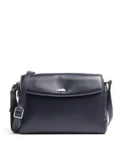 Really Umhängetasche Leder dunkelblau