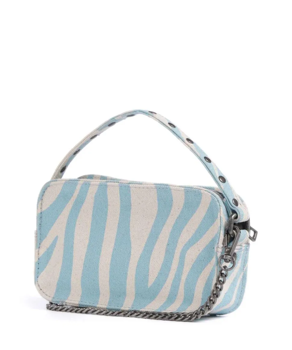 Recycled Canvas Helena Umhängetasche Canvas blau/beige