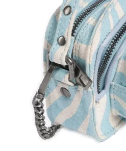 Recycled Canvas Helena Umhängetasche Canvas blau/beige