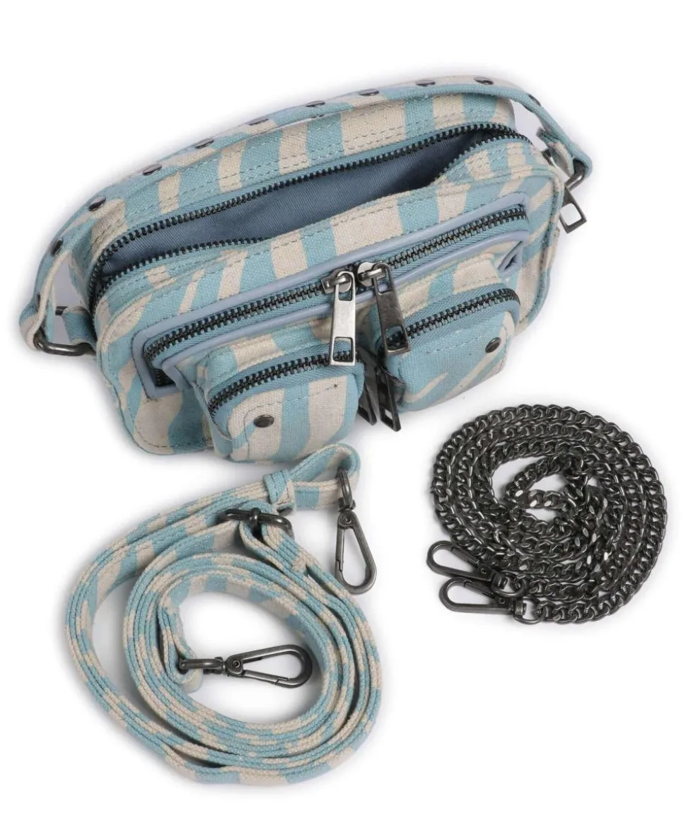 Recycled Canvas Helena Umhängetasche Canvas blau/beige