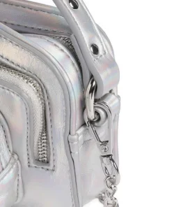 Recycled Cool Helena Umhängetasche Lederimitat silber