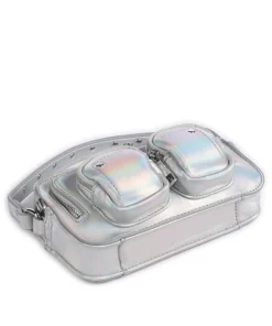 Recycled Cool Helena Umhängetasche Lederimitat silber