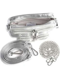 Recycled Cool Helena Umhängetasche Lederimitat silber