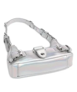 Recycled Cool Palma Schultertasche recyceltes Nylon silber