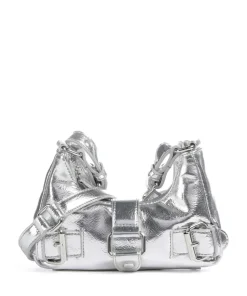 Recycled Cool Palma Schultertasche recyceltes Nylon silber