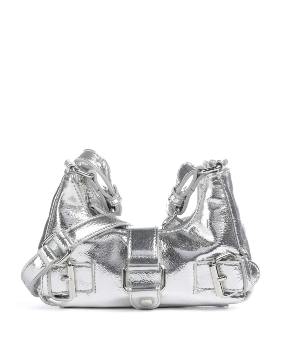 Recycled Cool Palma Schultertasche recyceltes Nylon silber