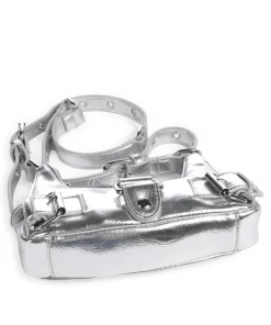 Recycled Cool Palma Schultertasche recyceltes Nylon silber