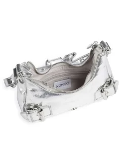 Recycled Cool Palma Schultertasche recyceltes Nylon silber