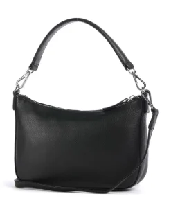 Remona Umhängetasche genarbtes Rindsleder schwarz