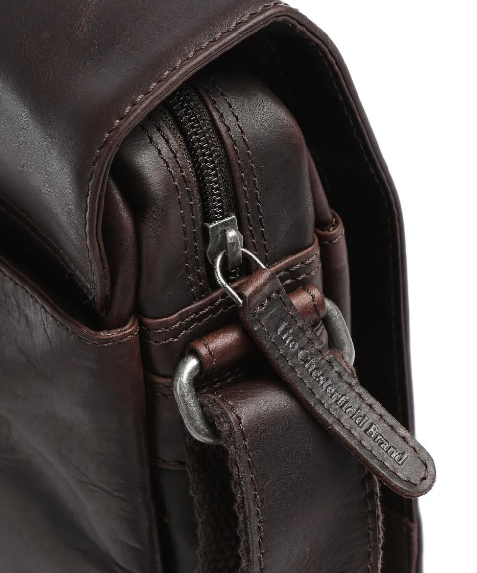 Remy Umhängetasche Pull-Up Rindsleder dunkelbraun